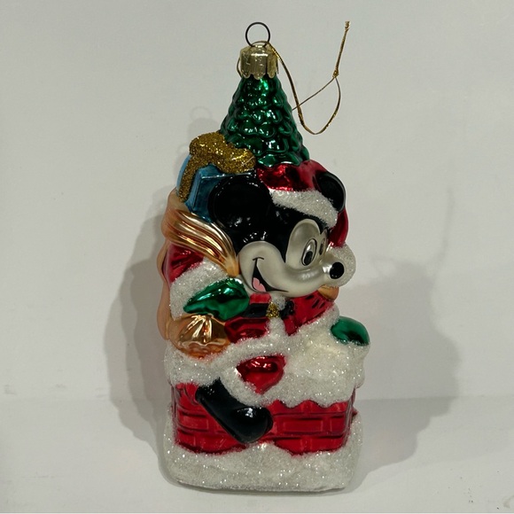 Mickey Mouse Christmas Ornament European Style Glass - Picture 2 of 9